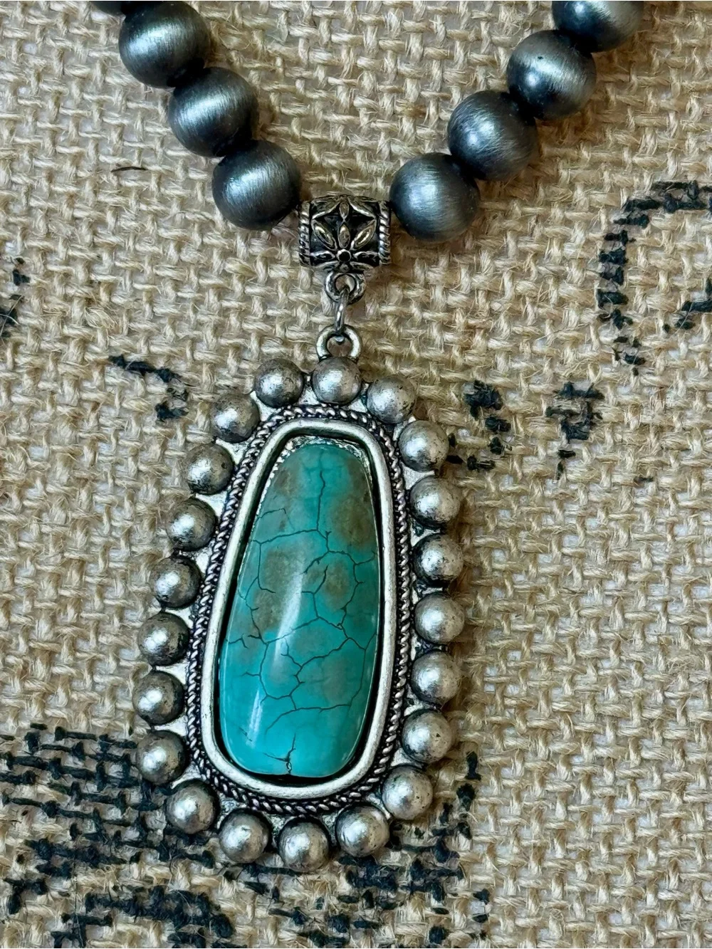 Women’s Turquoise Western Necklace | #B16